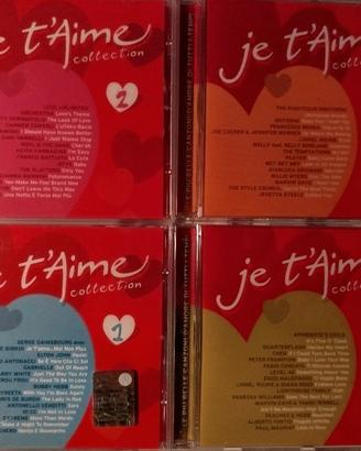 4 CD je t'aime collection