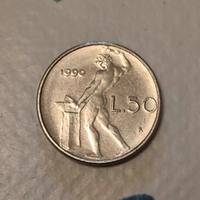 50 Lire 1990 piccole 