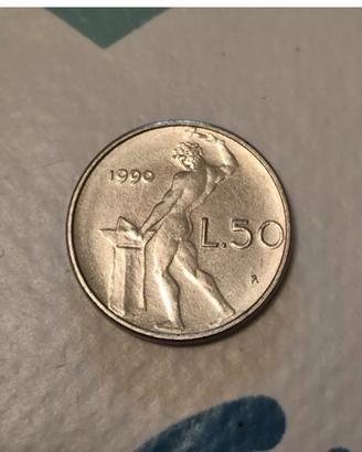 50 Lire 1990 piccole 