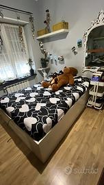 Letto 1 piazza e mezza con contenitore