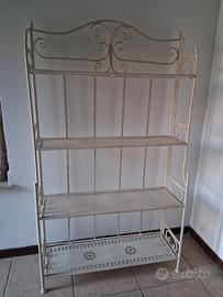libreria o portafiori stile shabby chic e romatico