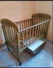 culla in legno massello