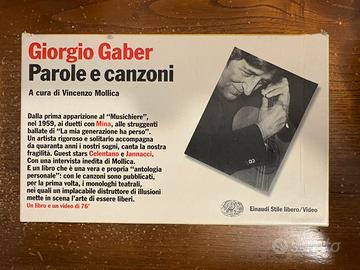 Parole e Canzoni (Giorgio Gaber) Einaudi 2006