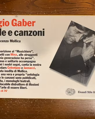 Parole e Canzoni (Giorgio Gaber) Einaudi 2006