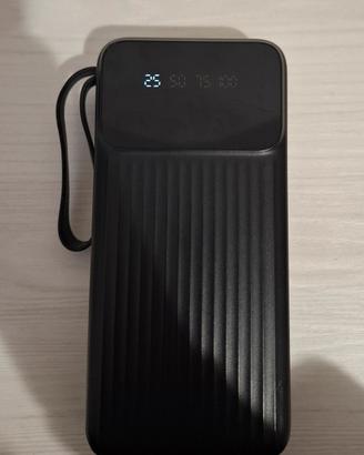 powerbank nero da 20000mAh nuovo