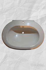 🚰 Lavabo con Colonna in Ceramica – Elegante 