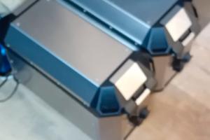 Valige givi alluminio 2 x 36 litri nuove