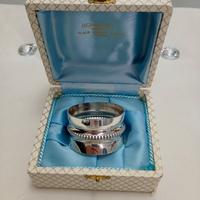 Portatovagliolo in argento vintage 