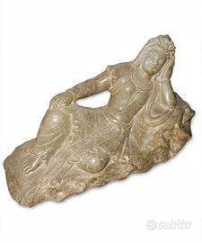 Scultura Guanyn lunga 60 cm peso 35 kg