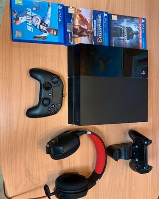 Setup gaming playstation 4 completo+ accessori