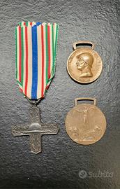 3 Medaglie Onorificenze Prima Guerra Mondiale