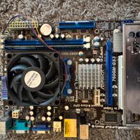 Scheda madre asrock am3 + amd athlon e ram
