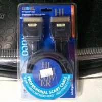 Cavo scart 21 pin con connettori dorati