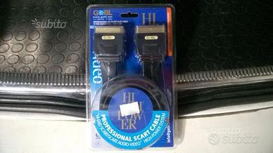 Cavo scart 21 pin con connettori dorati