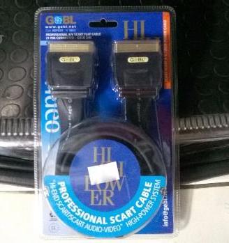 Cavo scart 21 pin con connettori dorati