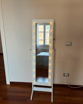 Amadio portagioielli con luce Led