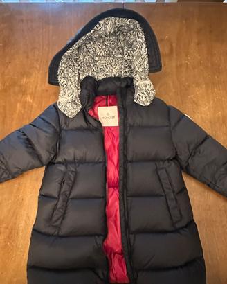 Moncler nero bambina tg 8 anni