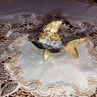 Swarovsky forma pesce dorato