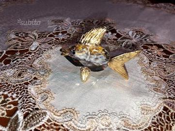 Swarovsky forma pesce dorato