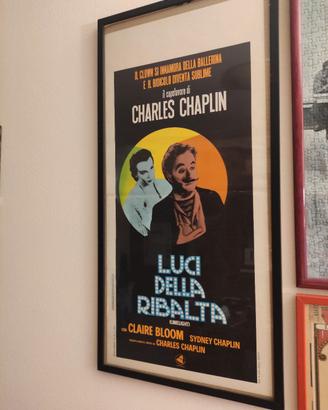 locandina  Luci della Ribalta di Chaplin
