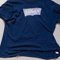 Maglietta Levi's Uomo Curvy Blu XXL