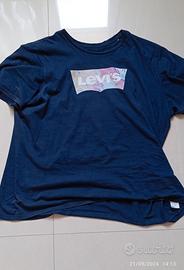 Maglietta Levi's Uomo Curvy Blu XXL