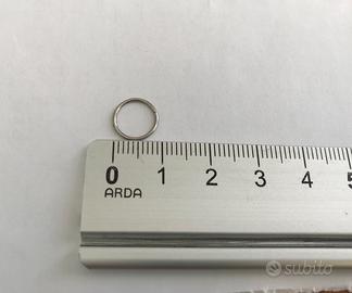 Orecchino piercing acciaio chirurgico