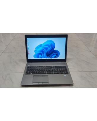 HP ZBOOK 15 G5 16GB SSD 256GB i7- 8850H