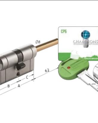 Mottura Champions CP6 31/31 chiave/pomolo