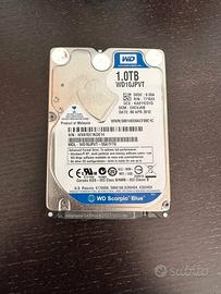 Western Digital WD10JPVT - Disco rigido WD 1TB Blu