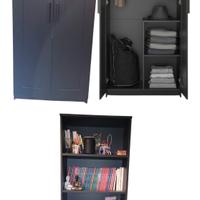 armadio+libreria nero