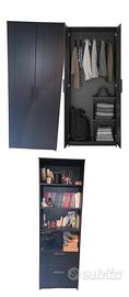 armadio+libreria nero