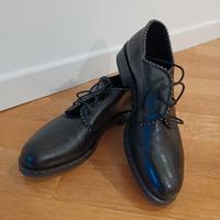 Scarpe Oxford da donna nere VSL 38-39