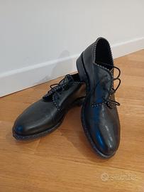 Scarpe Oxford da donna nere VSL 38-39