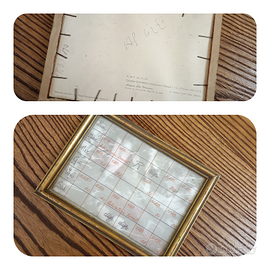 Cornice legno dorata