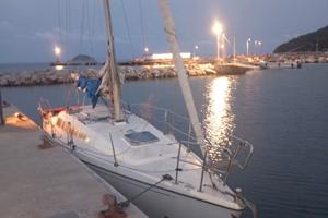 Barca a vela in condivisione