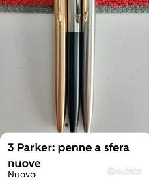 3 BIRO PARKER NUOVE