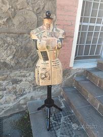 manichino sartoriale d'epoca restaurato 