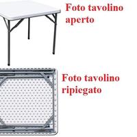 Tavolino per camping e giardino, resistente
