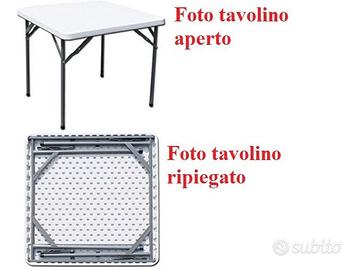 Tavolino per camping e giardino, resistente
