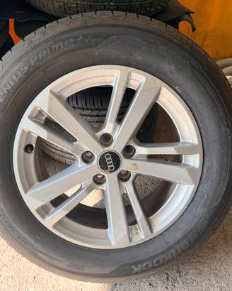 4 Cerchi in lega da 17 audi con gomme