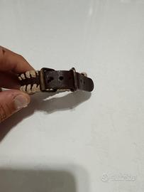Bracciale artigianale in cuoio