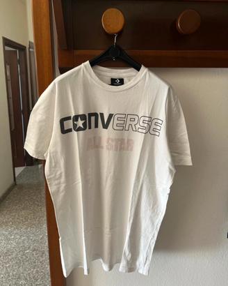 T shirt Converse bianca