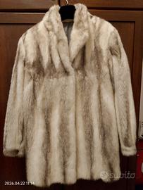 pelliccia visone bianco tg 44-46