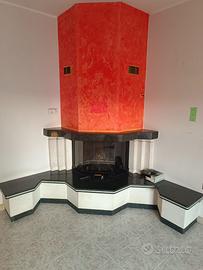 Termocamino ventilato EdilKamin - FUNZIONANTE