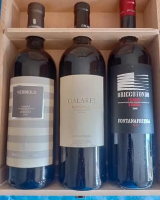 Box Fontanafredda: Nebbiolo, Barbera, Barolo