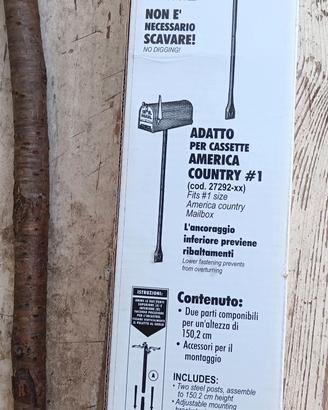 Palo per cassetta postale 