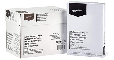 Amazon Basics Carta da stampa multiuso A4 80gsm, 2