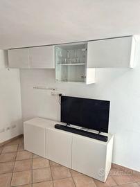 PARETE ATTREZZATA IKEA -STRUTTURA BESTA'