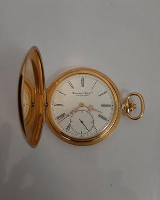 OROLOGIO SCHAFFHAUSEN POCKET WATCH YELLOW GOLD